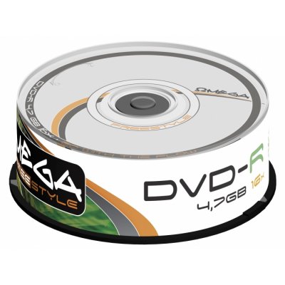 Omega Freestyle Dvd-r 4 7gb 16x Tarrina 25 Unidad